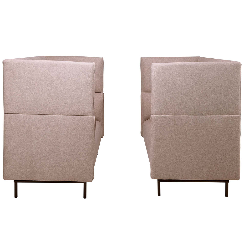Modena sofa við høgum ryggi í beige