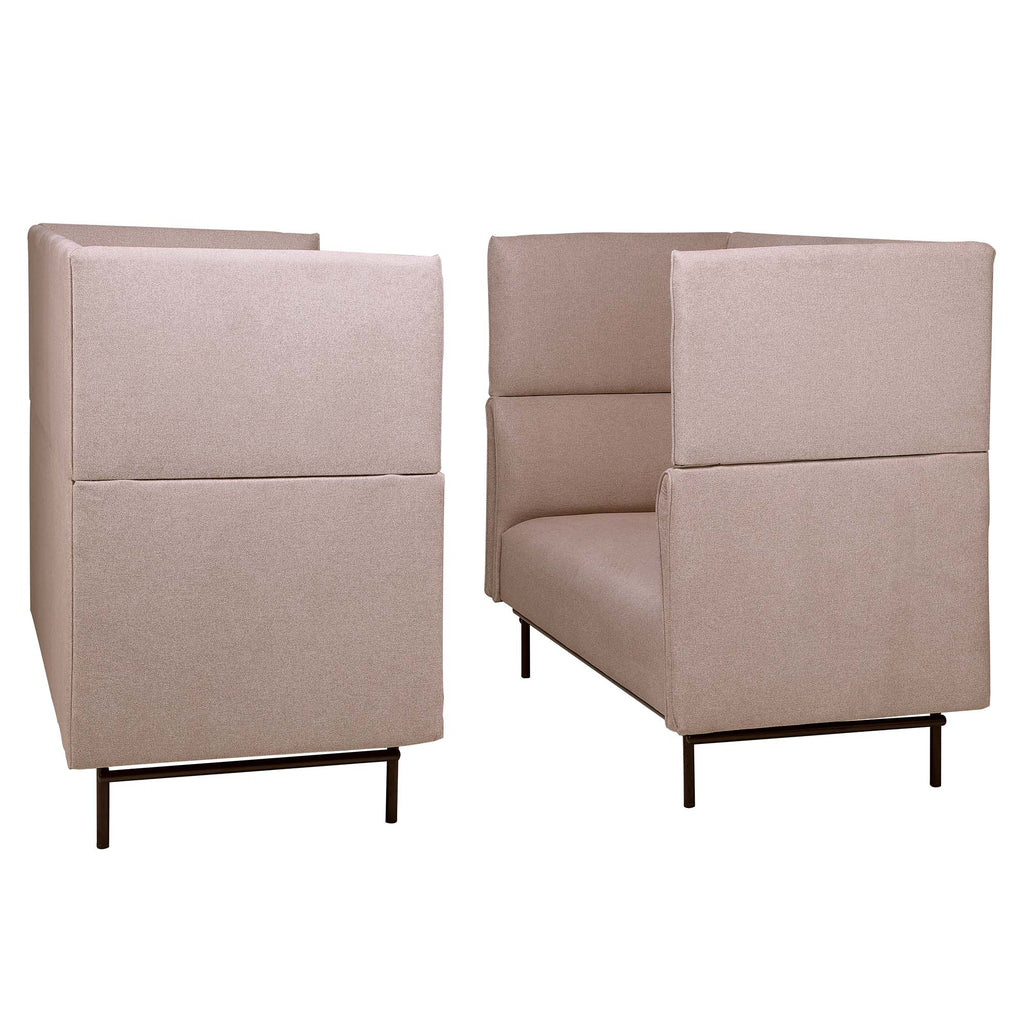 Modena sofa við høgum ryggi í beige