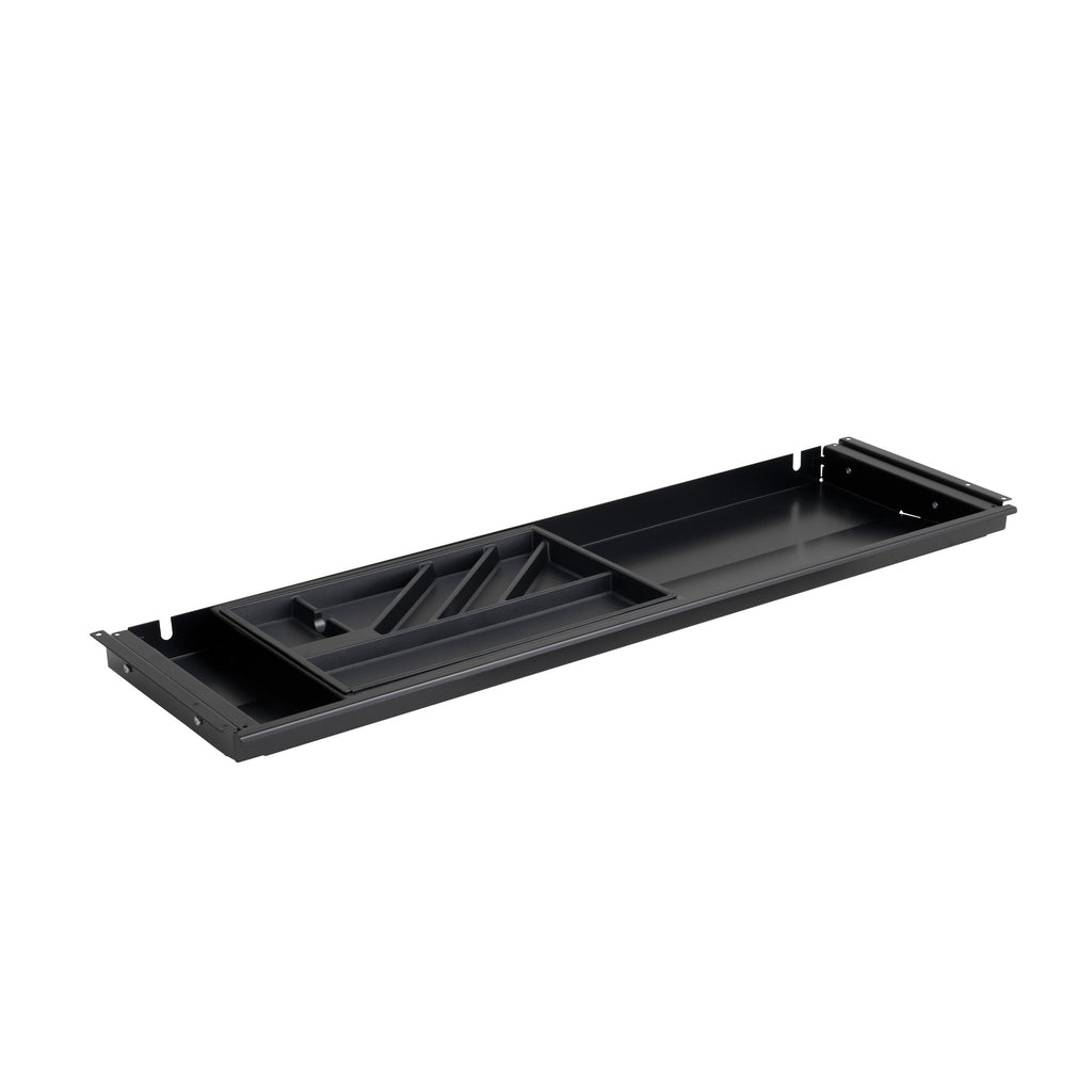 Slim Tray skuffa til skrivstovuborð, svørt