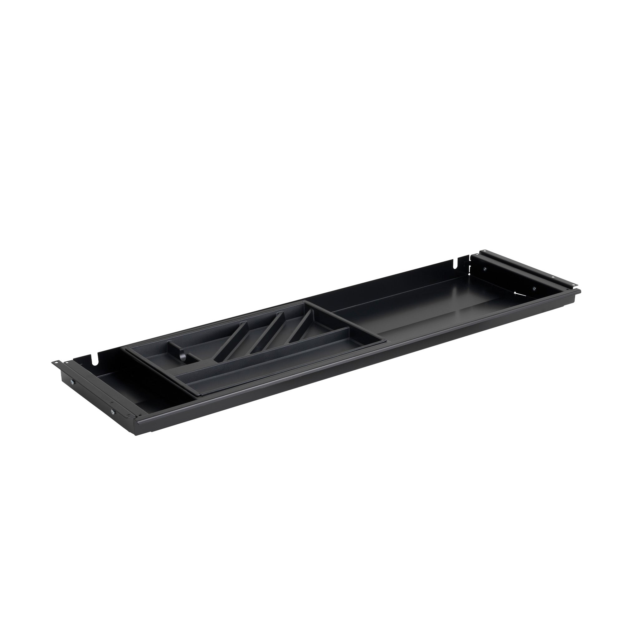 Slim Tray skuffa til skrivstovuborð, svørt