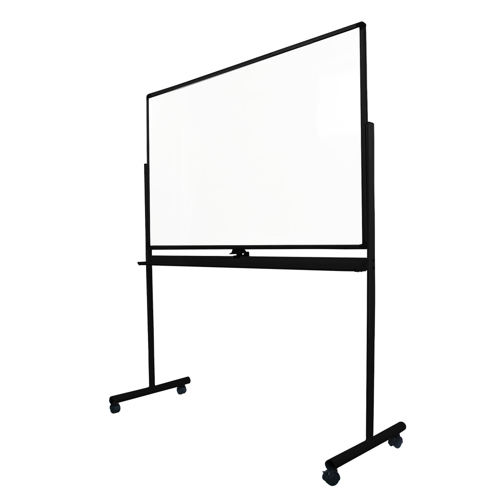 Whiteboard talva Eco á hjólum 90x150 í svørtum