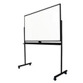 Whiteboard talva Eco á hjólum 90x150 í svørtum