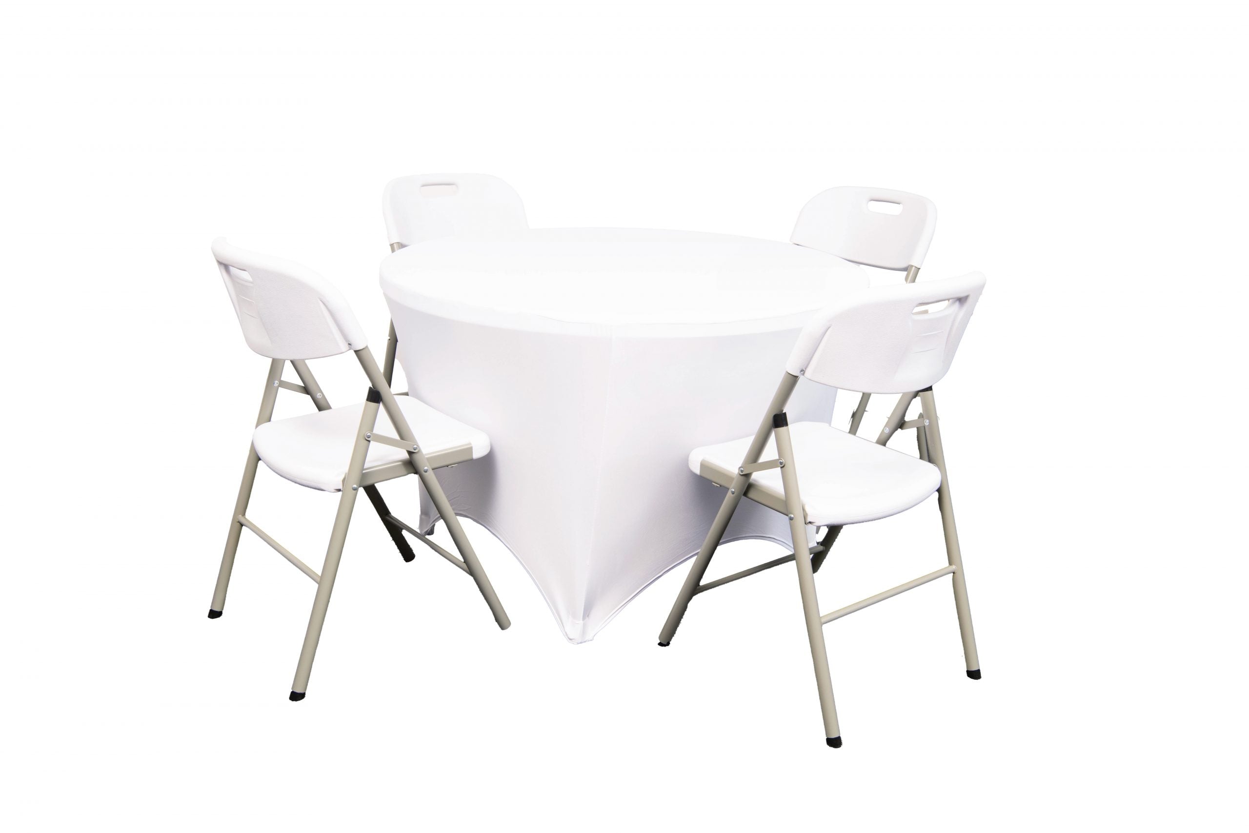 American klappborð, Ø115 cm