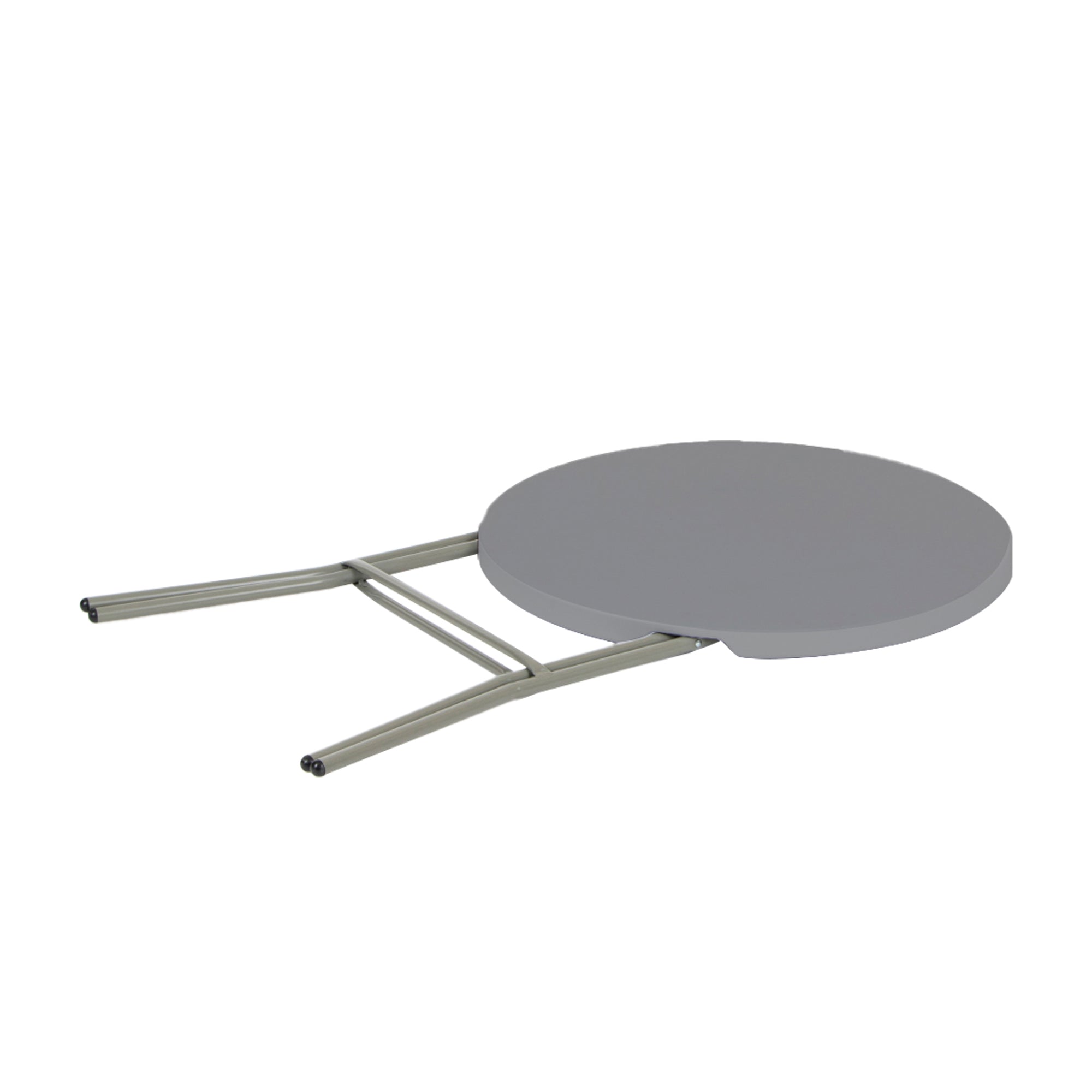 American klappborð, Ø80 cm antrasitt