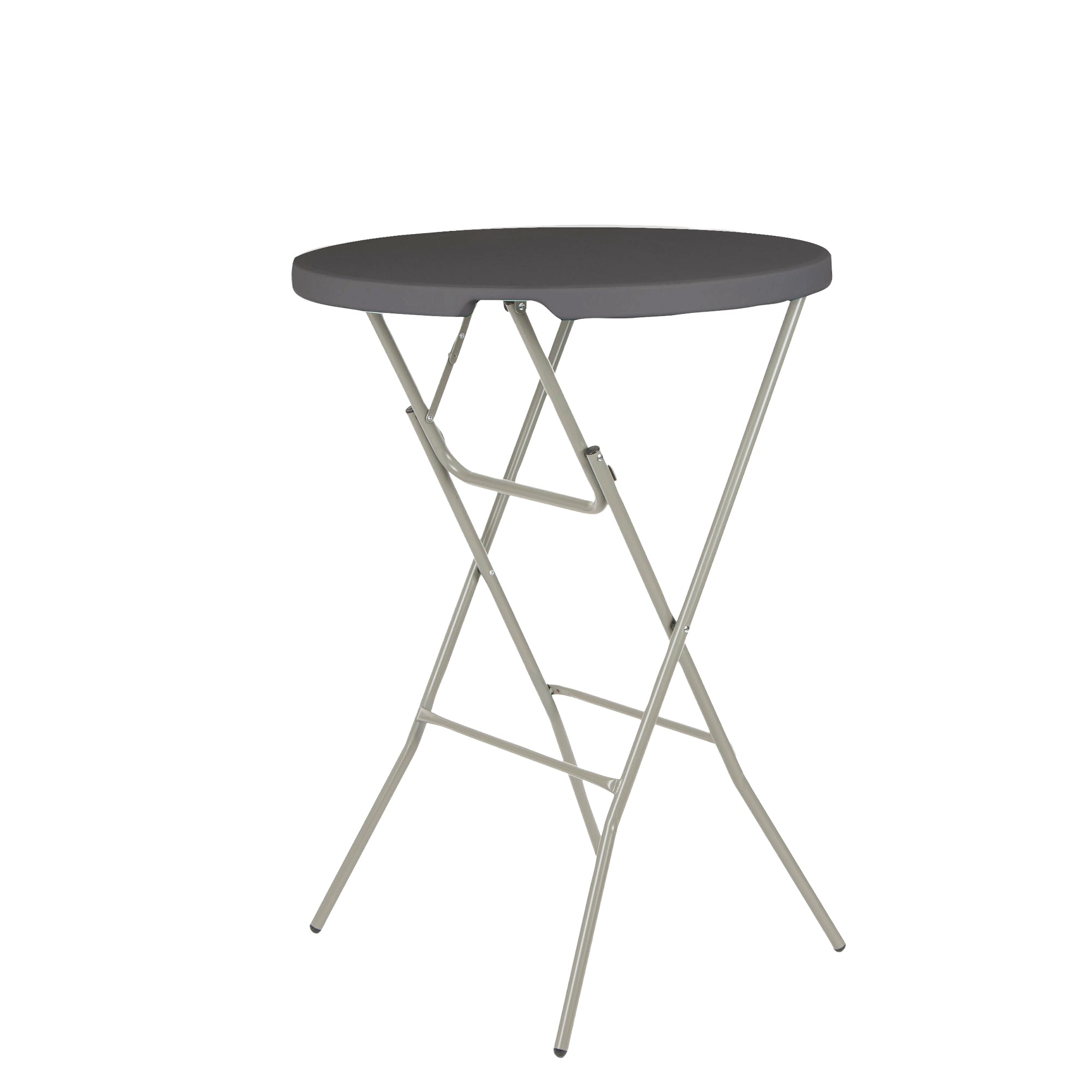 American klappborð, Ø80 cm antrasitt