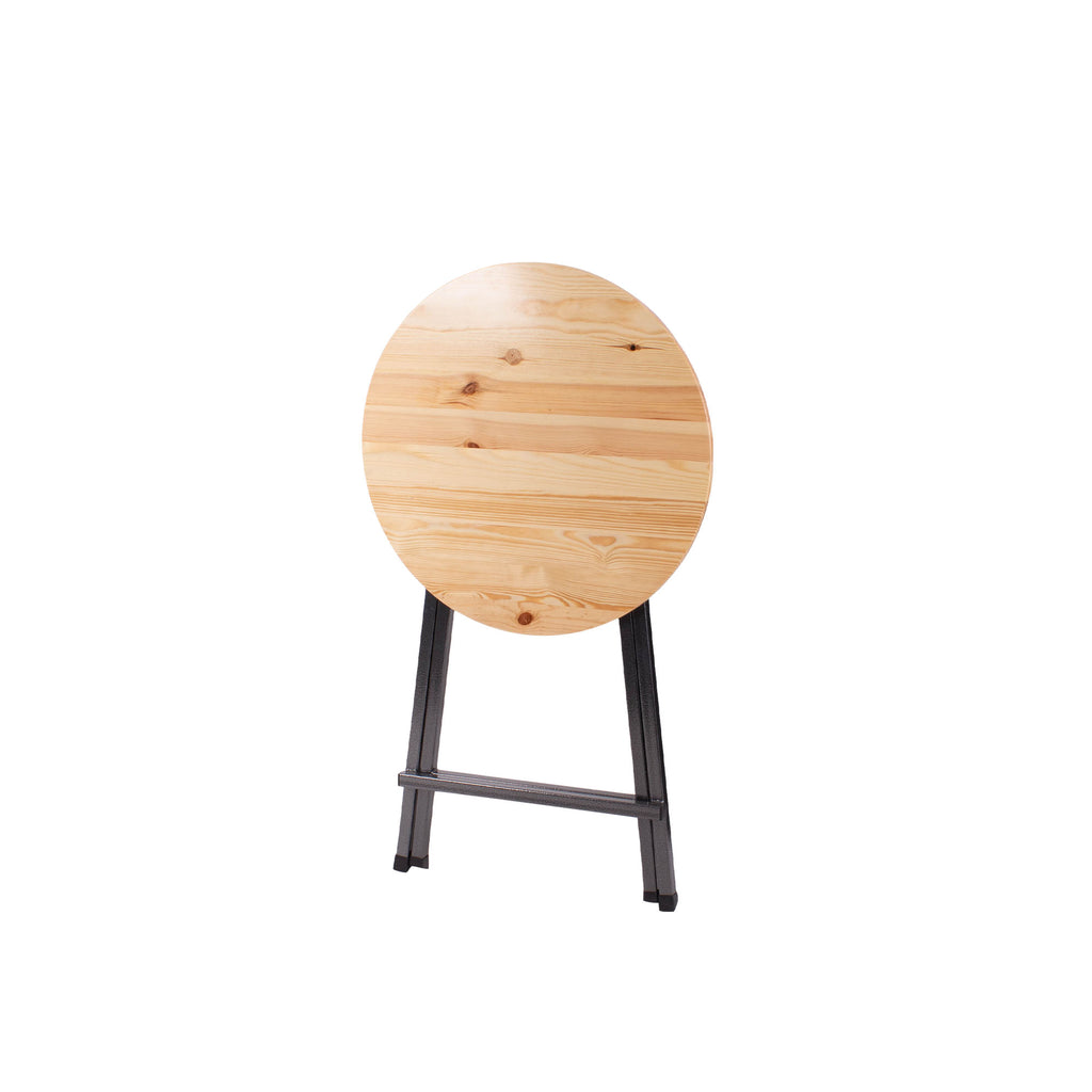 Klappborð úr træ, Ø77 cm