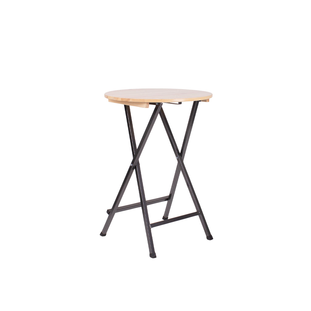 Klappborð úr træ, Ø77 cm