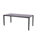 Oporto Base X, 80x180 cm, svart stell