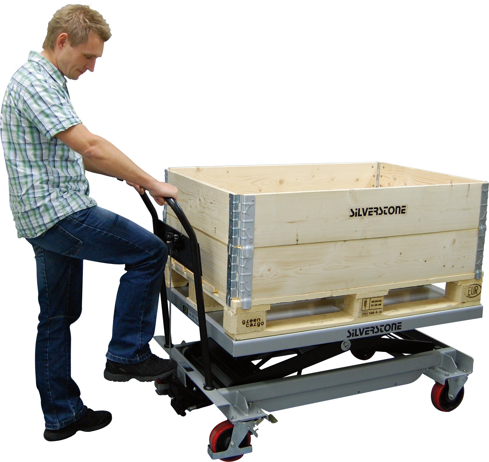 Lyftiborð mobilt manuel BS 50LB 80x120