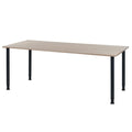 Oporto Futura 180x80, svart stell