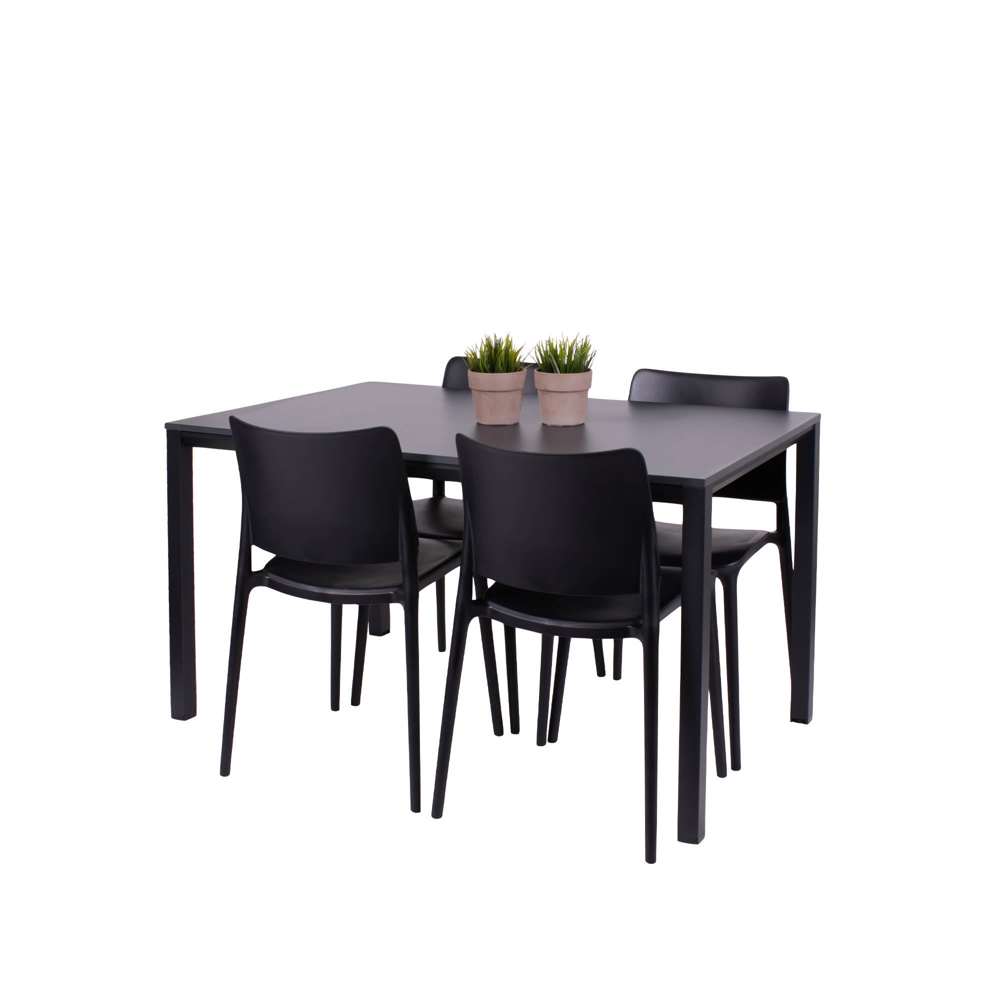 Oporto Base X, 80x140 cm, svart stell