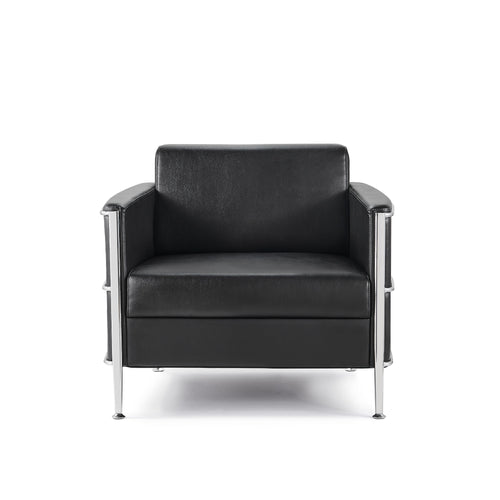 Boston 3-manns sofa + 2 lounge-stólar úr leðri