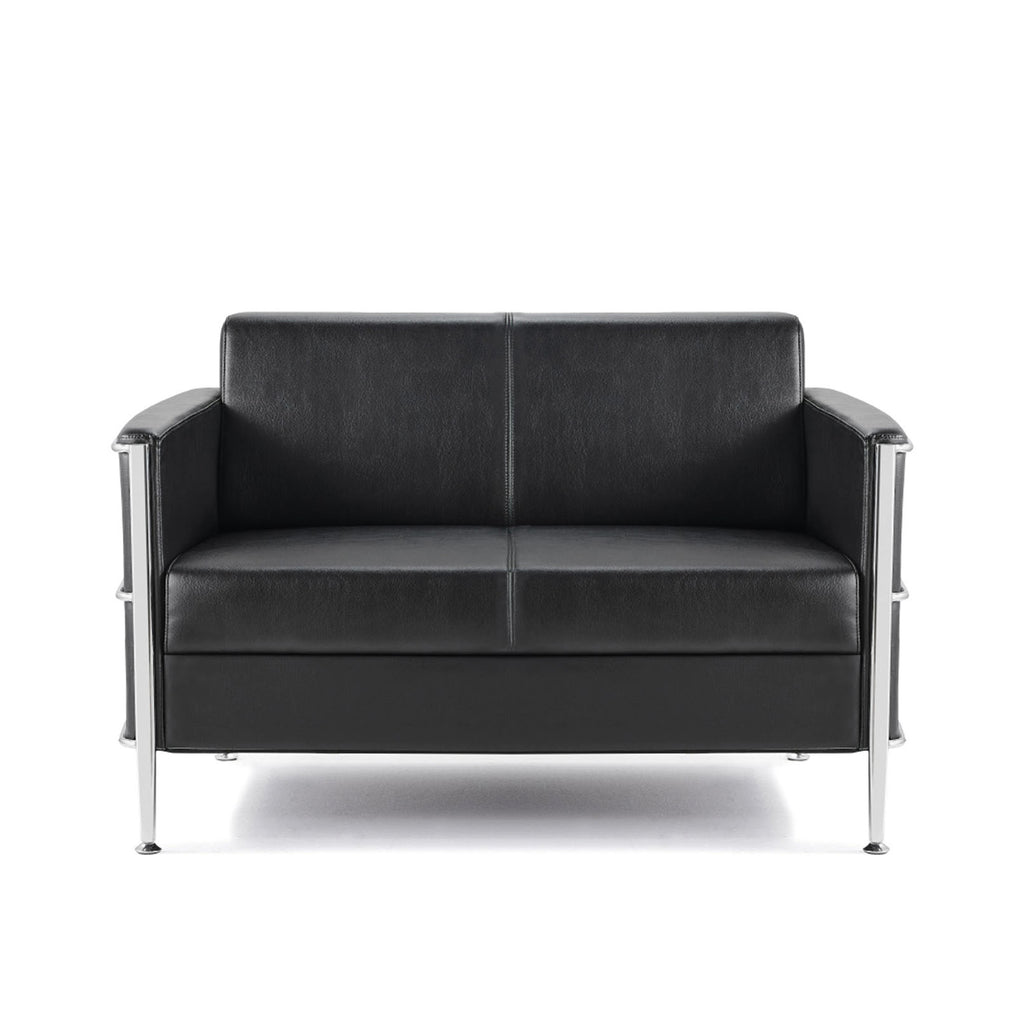 Boston 2-manns sofa + 2 lounge-stólar úr leðri